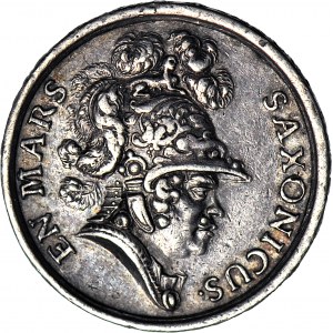 Nemecko, Sasko, Ján Juraj III., medaila na pamiatku bitky pri Viedni 1683, vzácna