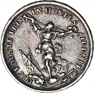 Germania, Sassonia, Giovanni Giorgio III, Medaglia commemorativa della battaglia di Vienna 1683, rara