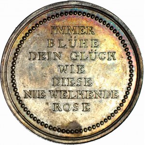 Germania, Brandeburgo-Prussia, 1797-1840, Medaglia votiva, Argento 36 mm, LOOS