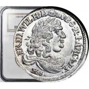 Allemagne, Prusse, Friedrich Wilhelm, Sixième de 1681 HS, Königsberg