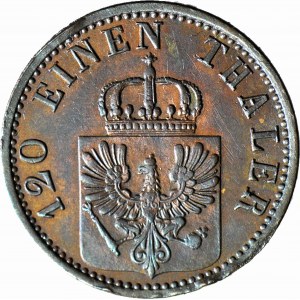 Germania, Prussia, 3 pfennig 1869 A, Berlino