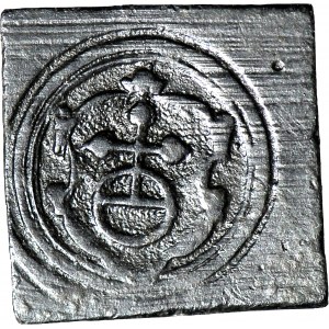 Deutschland, 16.-17. Jahrhundert, Dukatengewicht mit Königsapfel im Schild
