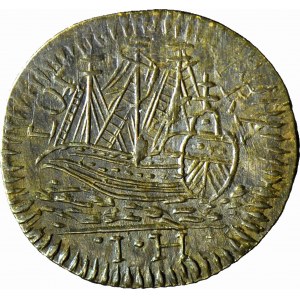 Deutschland, Nürnberg, 16.-17. Jahrhundert Landmann, Schiff/Sonne und Mond