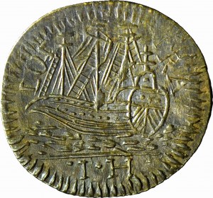 Germany, Nuremberg, Countman XVI-XVIIw, ship/sun and moon