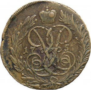 Russie, Elizabeth I, 2 kopecks 1757