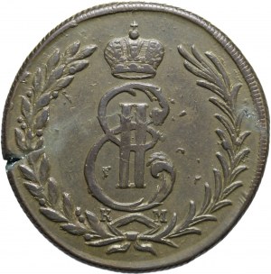 Russia, Siberia, Catherine II, 5 kopecks 1774 hp, rarer