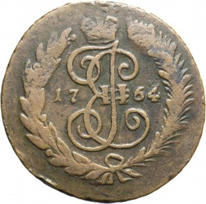 Rusko, Kateřina II, 2 Kopiejki 1764 СПМ, Petrohrad