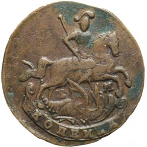 Rusko, Kateřina II, 1 kopějka 1795 EM, Jekatěrinburg