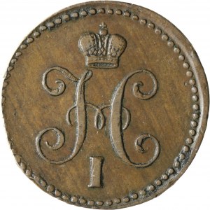 Rusko, Mikuláš I., 1 kopějka stříbra 1844 EM, Jekatěrinburg, vzácnější