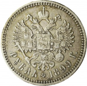 Rosja, Mikołaj II, Rubel 1899 ★★, Bruksela