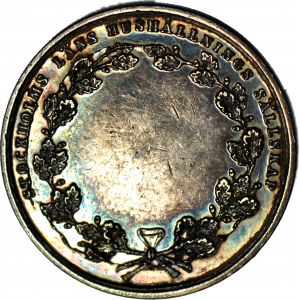 Svezia, Oscar II (1872-1907), medaglia in argento, società agricola