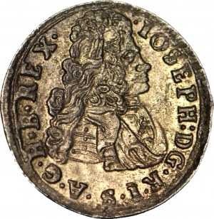 Hungary, Joseph I (1705-1711), poltura 1709 PH, Kremnica
