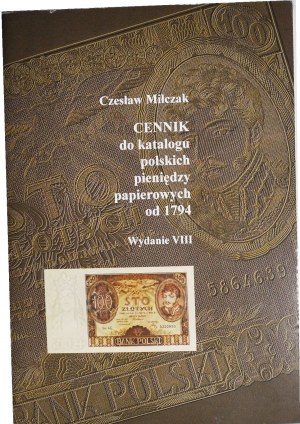 Cz. Miłczak, liste de prix 6ème édition