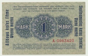 Kowno 1 marka 1918, ser. A