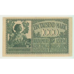 Kaunas 1000 marks 1918, 7 figures, rare