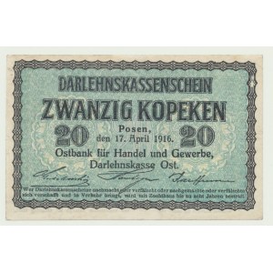 Poznaň, 20 kopějek 1916