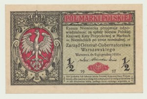 1/2 marki polskiej 1916 Generał, ser. B