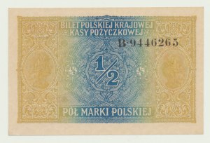 1/2 marchio polacco 1916 Generale, ser. B