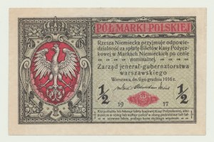 1/2 polnische Marke 1916 jenerał, Serie A