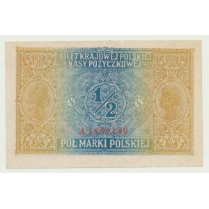 1/2 polské značky 1916 jenerał, série A