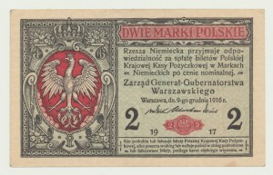 2 marki 1916, generał, seria B