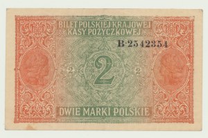 2 marki 1916, generał, seria B