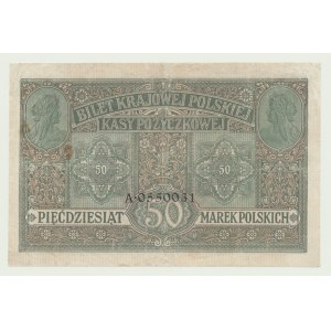 50 polských marek 1916, jenerál, ser. A