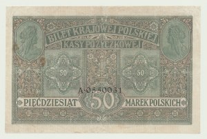 50 polských marek 1916, jenerál, ser. A