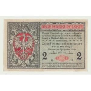 2 známky 1916 Obecný, ser A