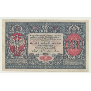 100 marek 1916 jeneral, ser. A, 6 číslic