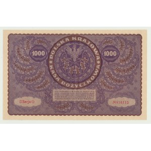 1000 marchi polacchi 1919, 2a serie O