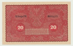 20 Polish marks 1919, 2nd Series FR