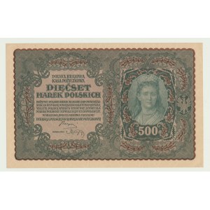 500 marek polskich 1919, I Serja BB