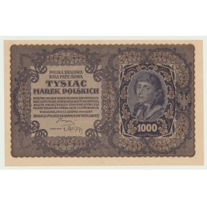 1000 Polish marks 1919, 3rd Series AH