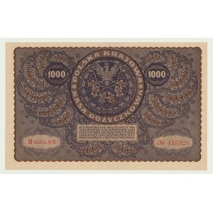 1000 polnische Mark 1919, 3. Serie AH