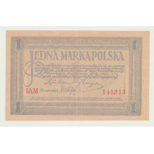 1 Polnische Marke 1919, Mai, ser. IAM