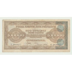 100.000 marek polskich 1923, ser. G