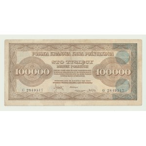 100.000 polnische Mark 1923, ser. G