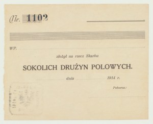 RR-, bez poddruku orła, 1914 r., Skarb Sokolich Drużyn Polowych, rzadkość