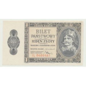 1 złoty 1938 Chrobry, ser. IL