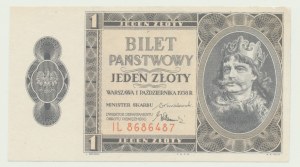 1 zloty 1938 Chrobry, ser. IL