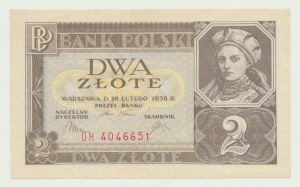 2 złote 1936 - seria DH