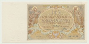 10 złotych 1929, seria AN