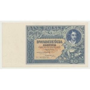 20 zlatých 1931, séria. DK