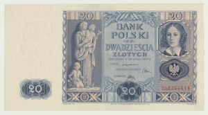 20 złotych 1936, ser.DA