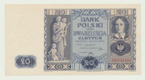 20 złotych 1936, E. Plater, seria CB