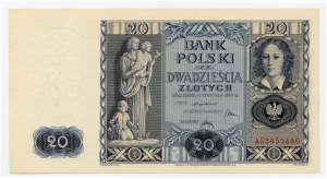 20 złotych 1936, ser. AG