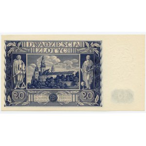 20 złotych 1936, ser. AG