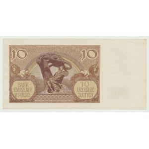 10 zloty 1940, serie I,. - numeratore danno - notazione L come I,.