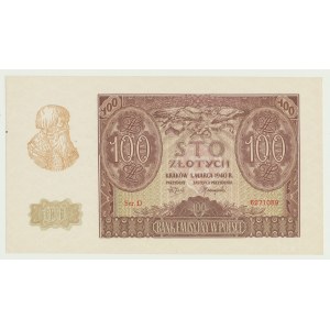 100 złotych 1940, seria D